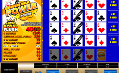 Deuces Wild 4 Play Power Poker