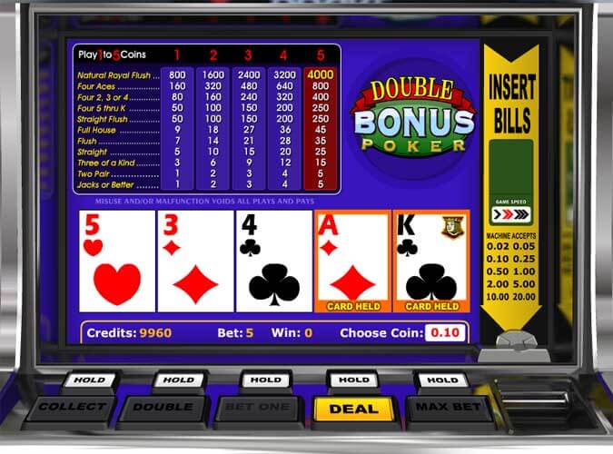 Double Bonus Poker