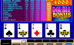 Double Bonus Poker