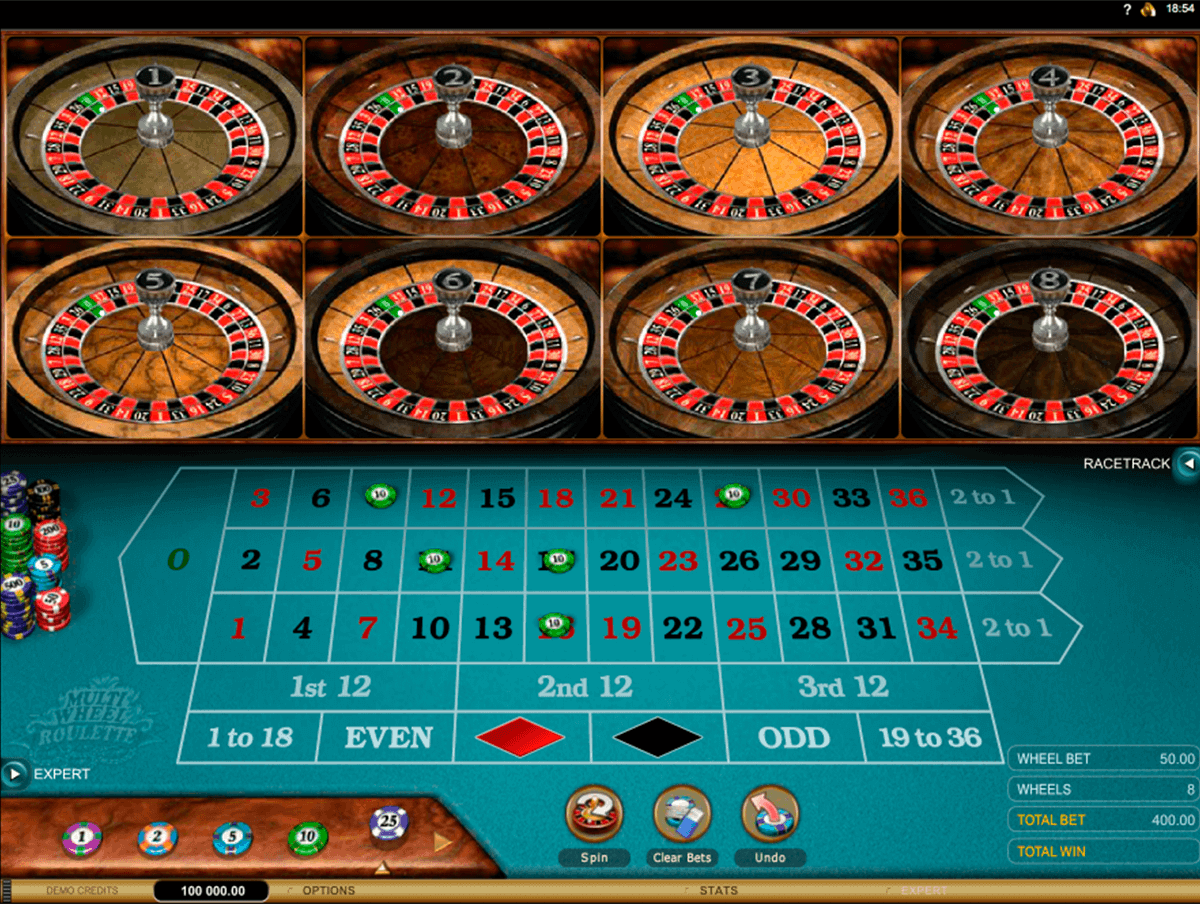 Multi-Wheel European Roulette Gold Series