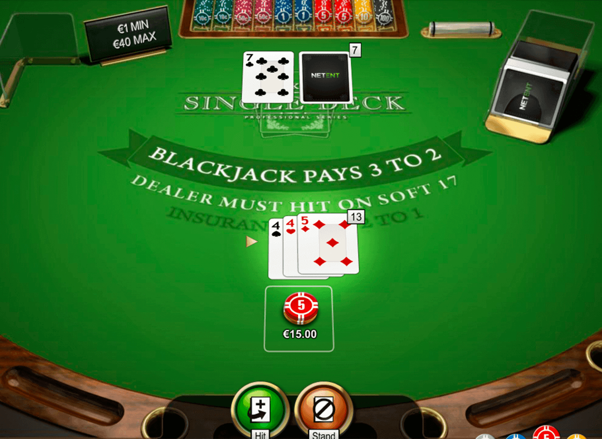 Single Deck Blackjack