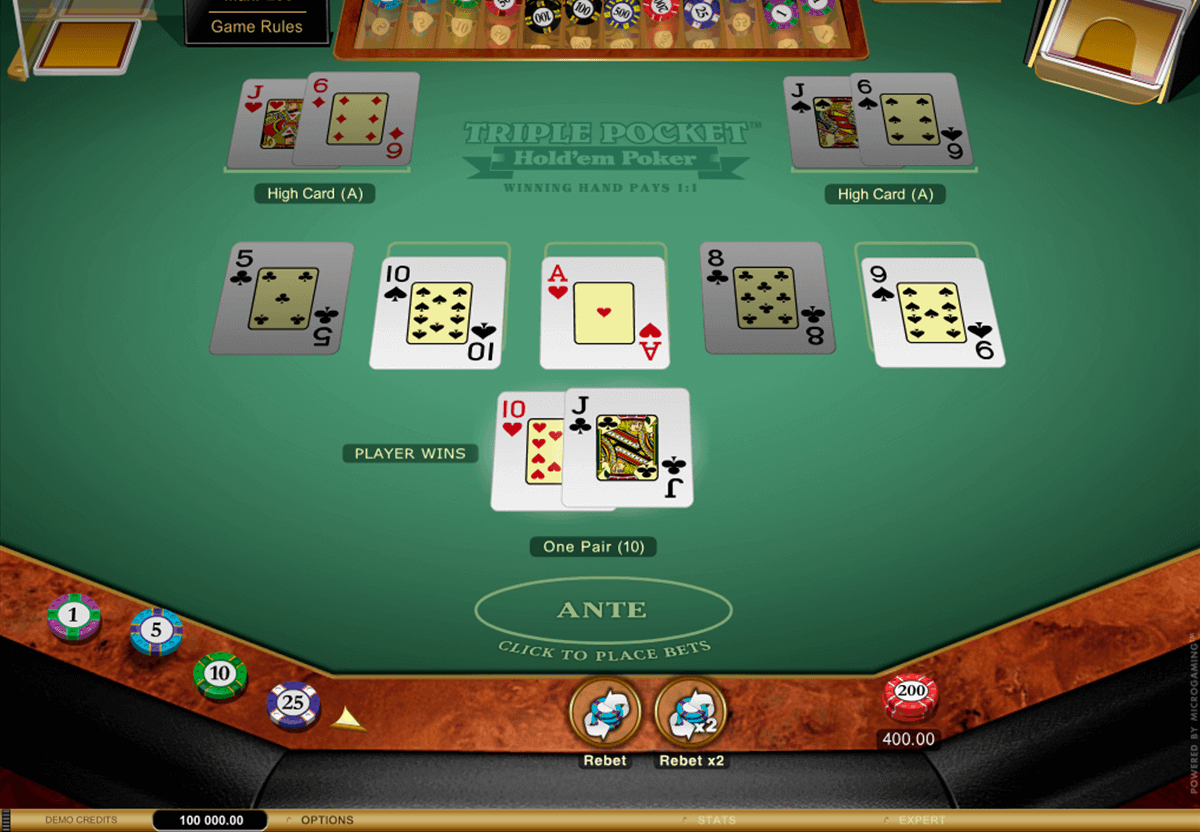 Triple Pocket Holdem Poker